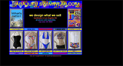 Desktop Screenshot of harajukuswimwear.com